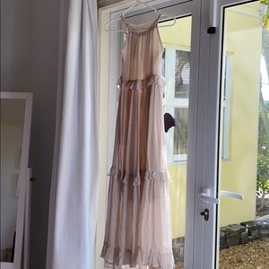 Beautiful Tan long Dress, never worn